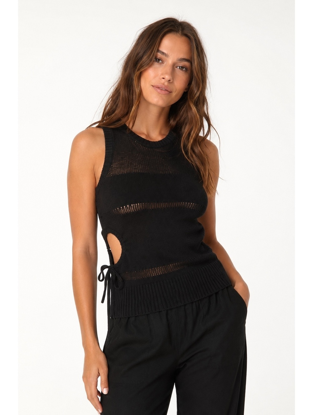 NWT Alp N Rock Elsa Sweater Tank Black S